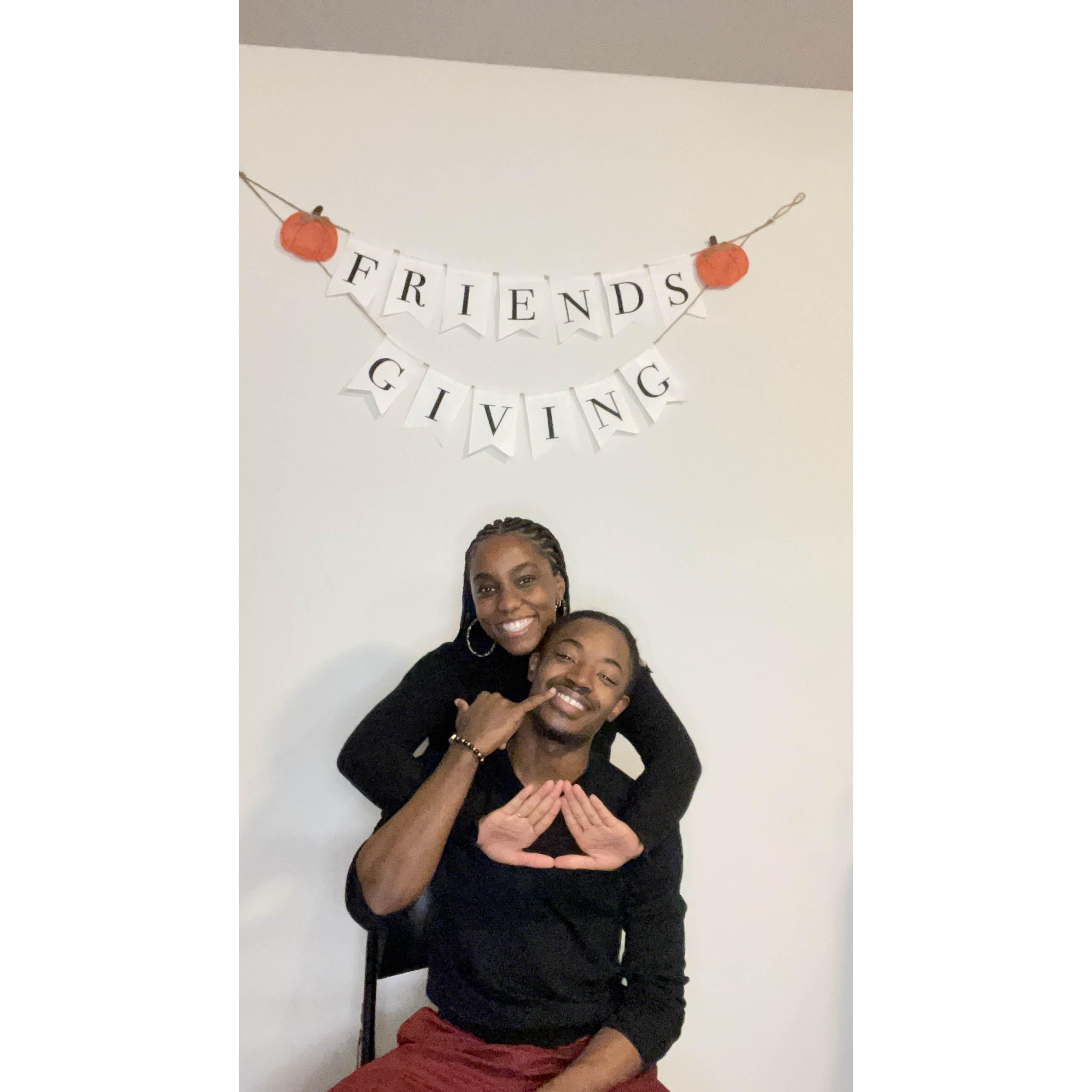 Our first Georgia friendsgiving.
