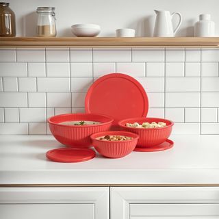 6-Piece Vintage Rainbowl Mixing Set