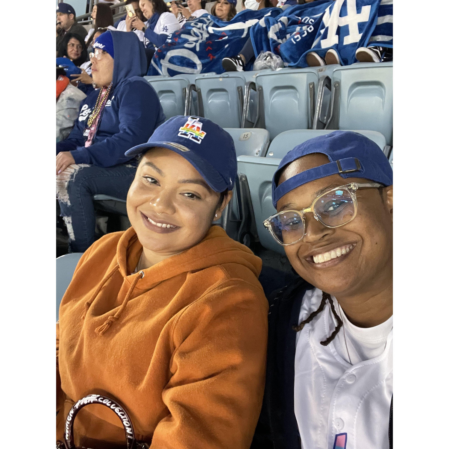 First Dodger game together