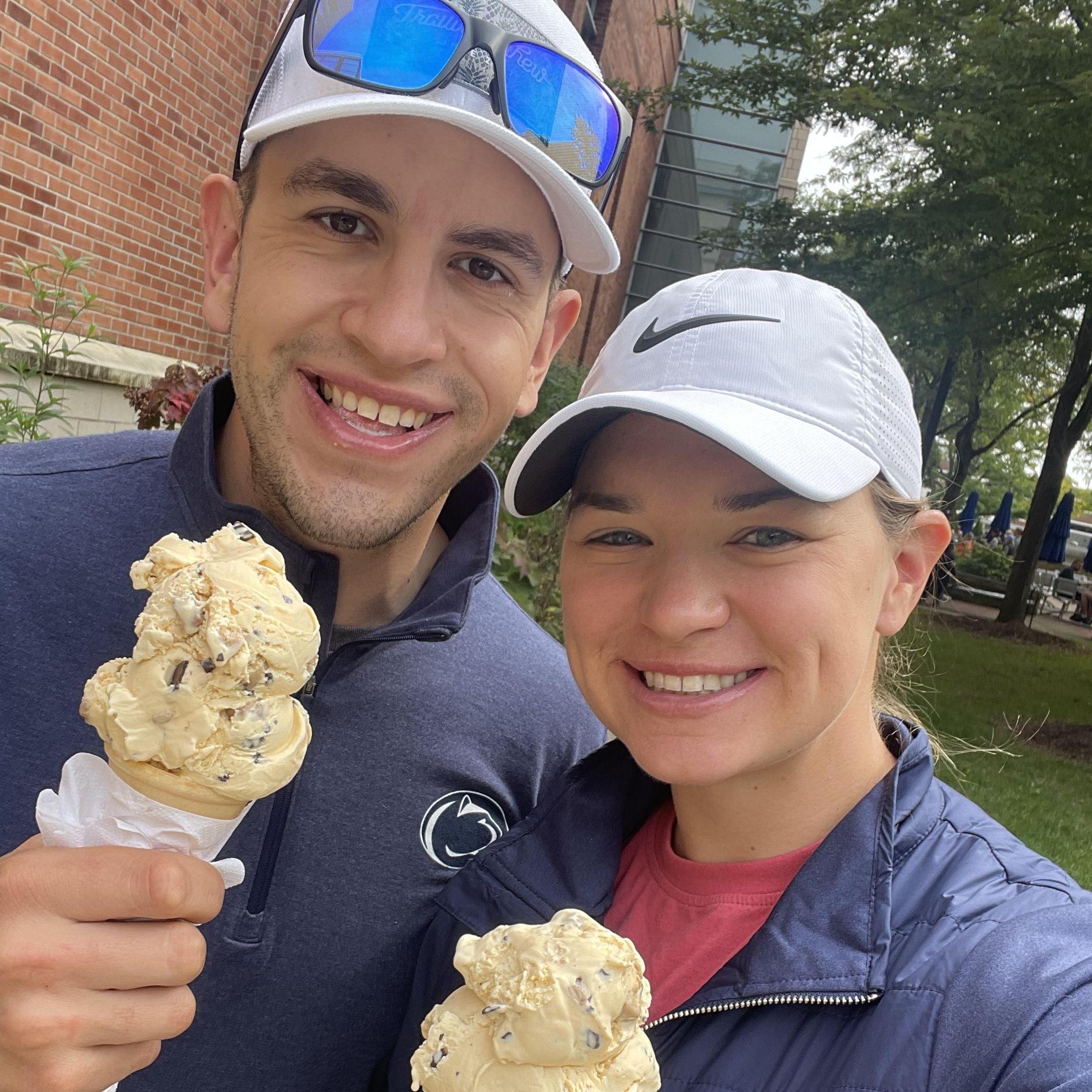Love Penn State Football and Creamery Ice Cream