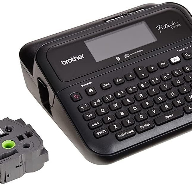 Brother P-Touch PT- D610BT Business Professional Connected Label Maker | Connect and Create via Bluetooth® on TZe Label Tapes up to ~1 inch, White