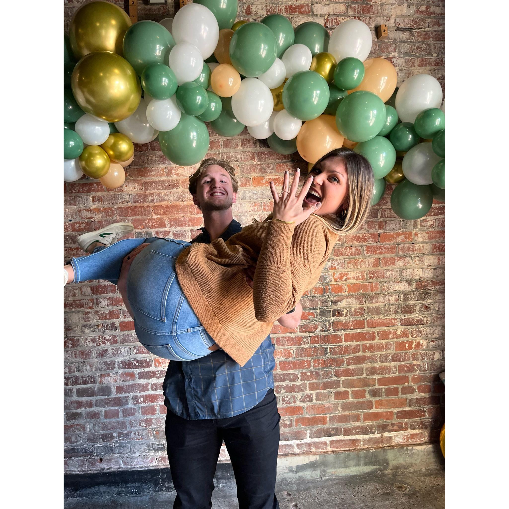 He put a ring on it!!!