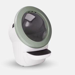 Litter-Robot 4 - White with Mint Rim
