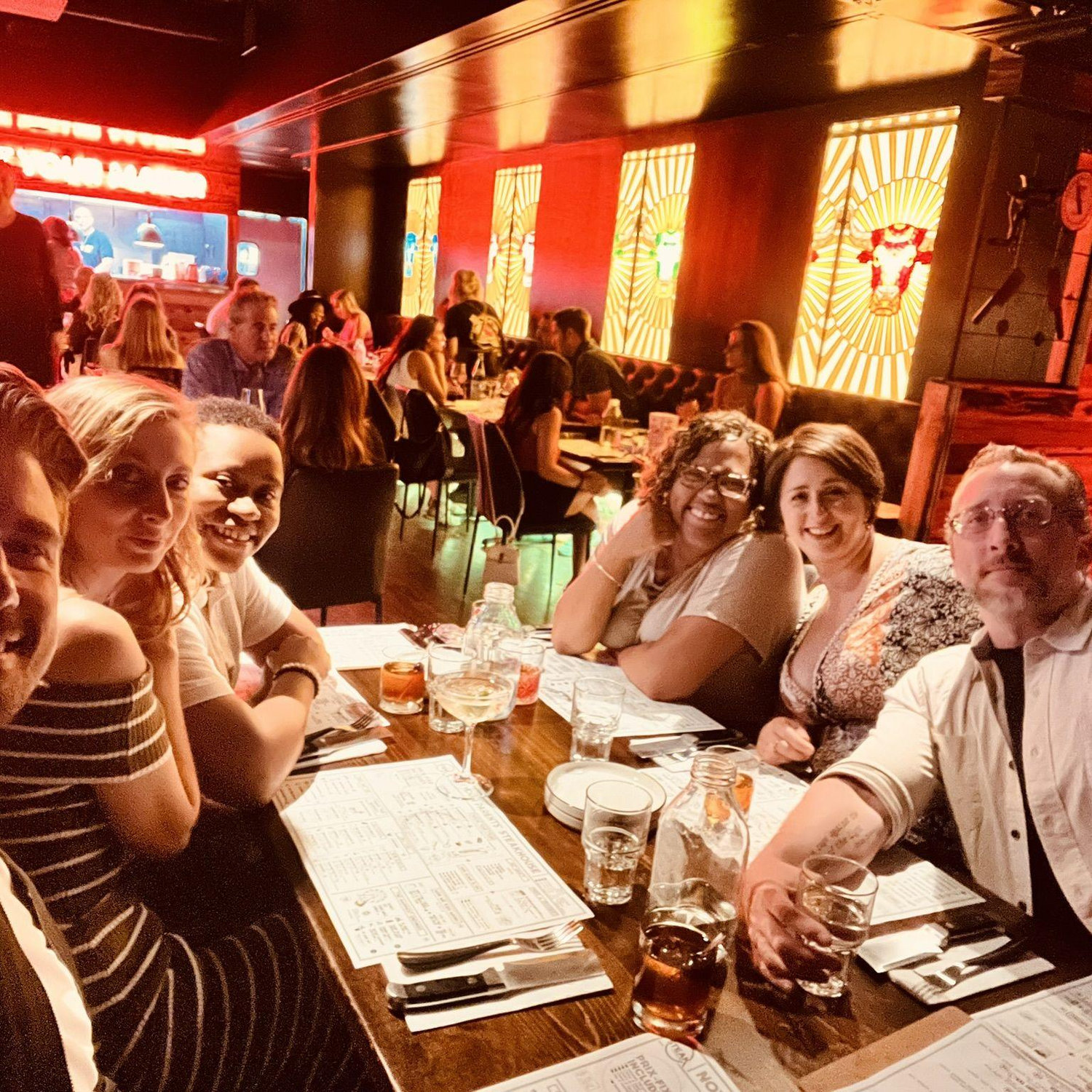 Another fun night out with the CAL family