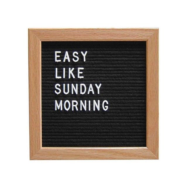 Wood Frame Letter Board 10" x 10"