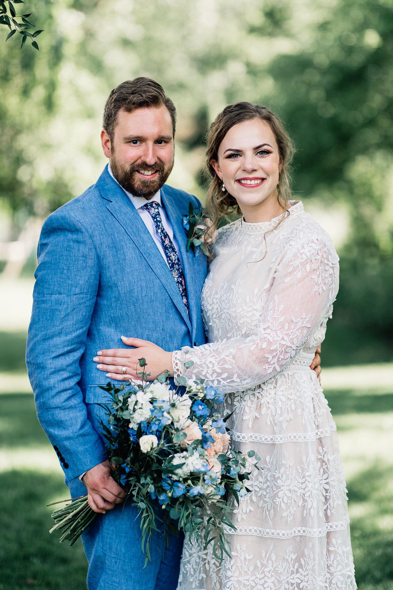 Our backyard wedding in June 2020