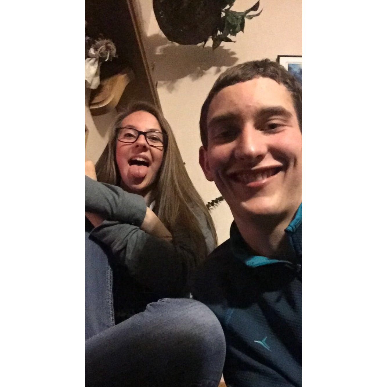 Our first ever selfie together
