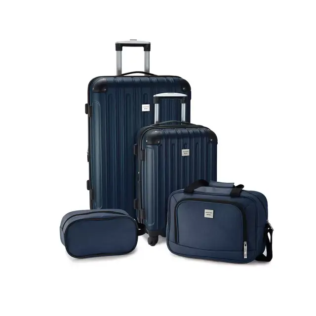 Geoffrey Beene Colorado 4-Piece Luggage Set in Navy