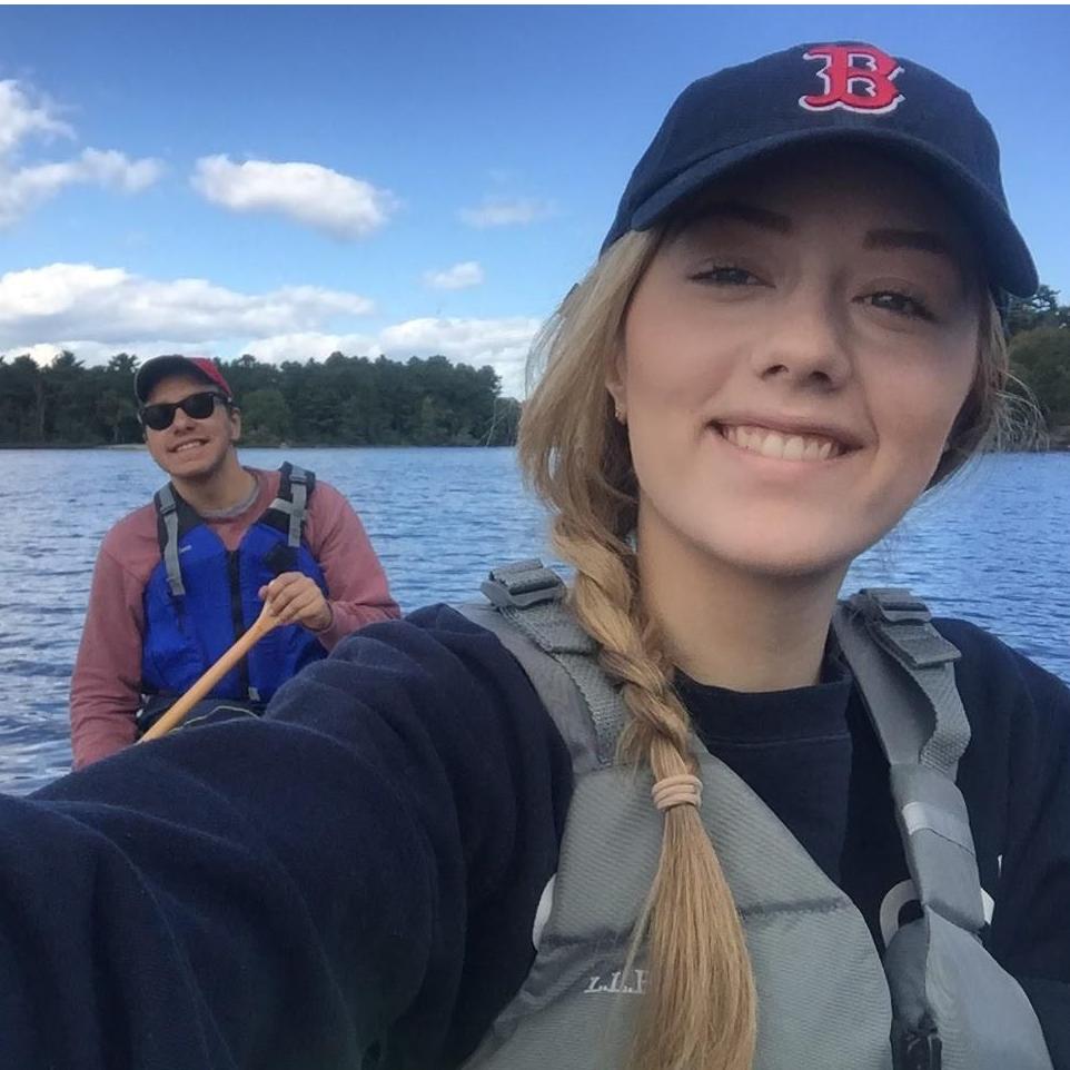 For the best birthday present ever, Sam surprised Johanna with a canoe trip around Chebacco Lake! Johanna loved it so much, she cried. #bestboyfriendever