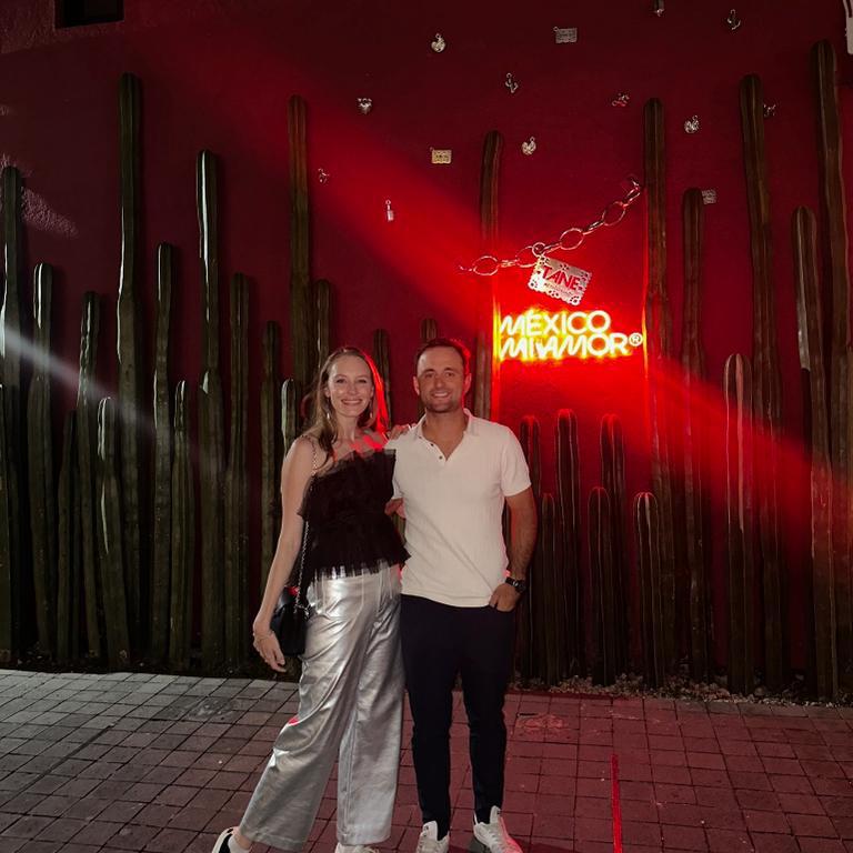 Katie and Mario visiting Mexico City.