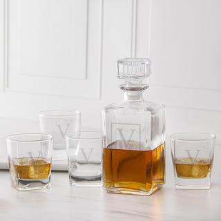 Personalized 5-Piece Decanter Set