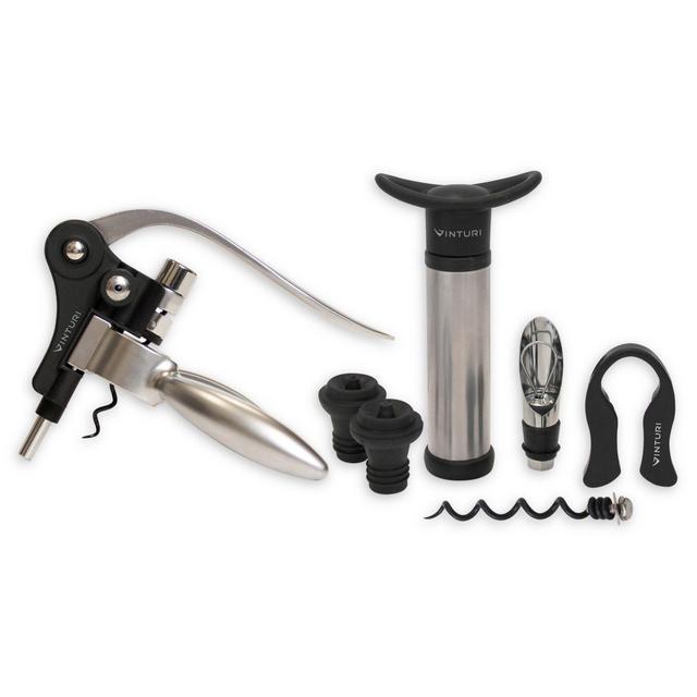 Vinturi® 7-Piece Stainless Steel Wine Tool Set