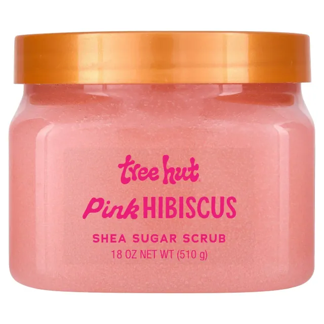 Tree Hut Pink Hibiscus Shea Sugar Body Scrub - 18oz