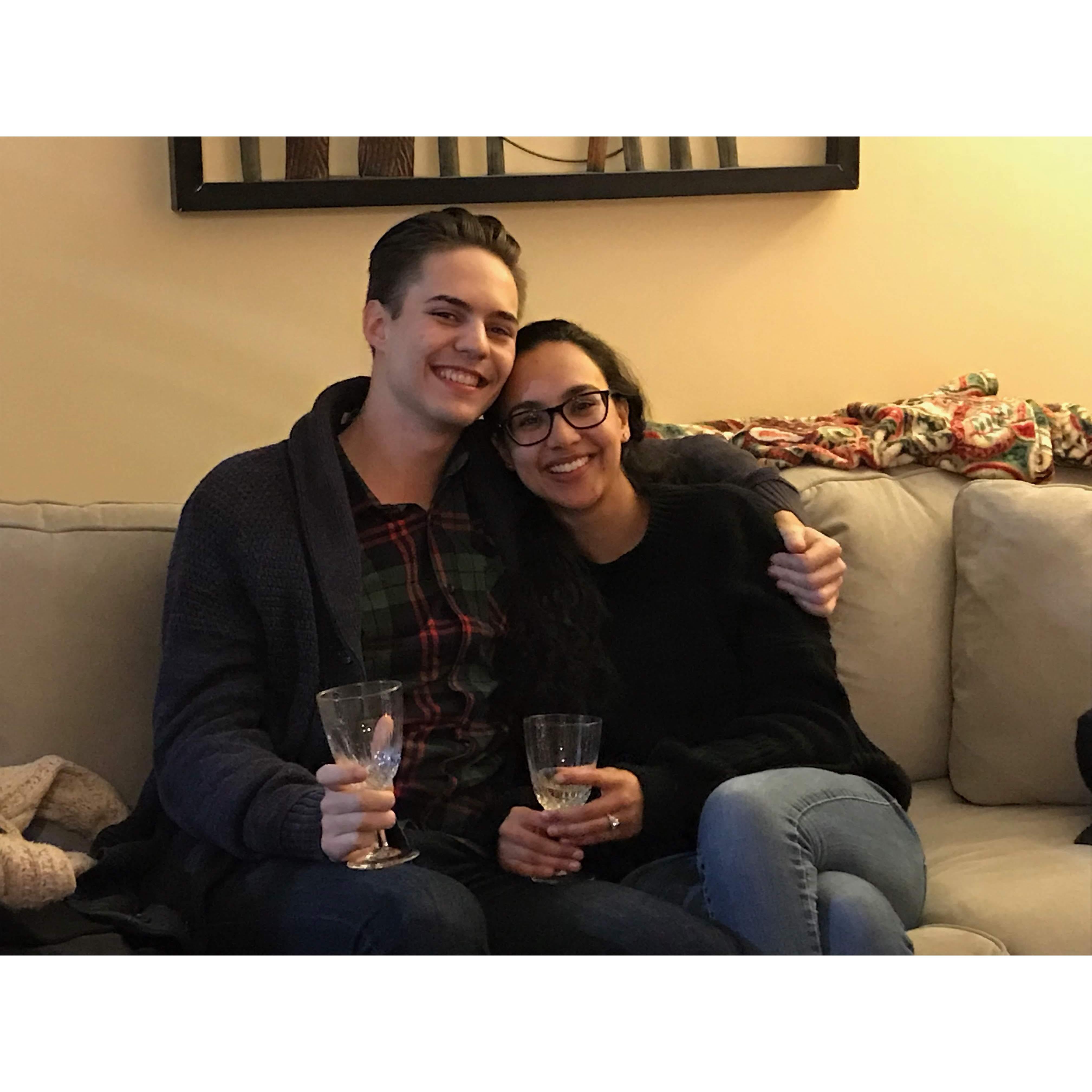 The night we got engaged! December 2018 <3