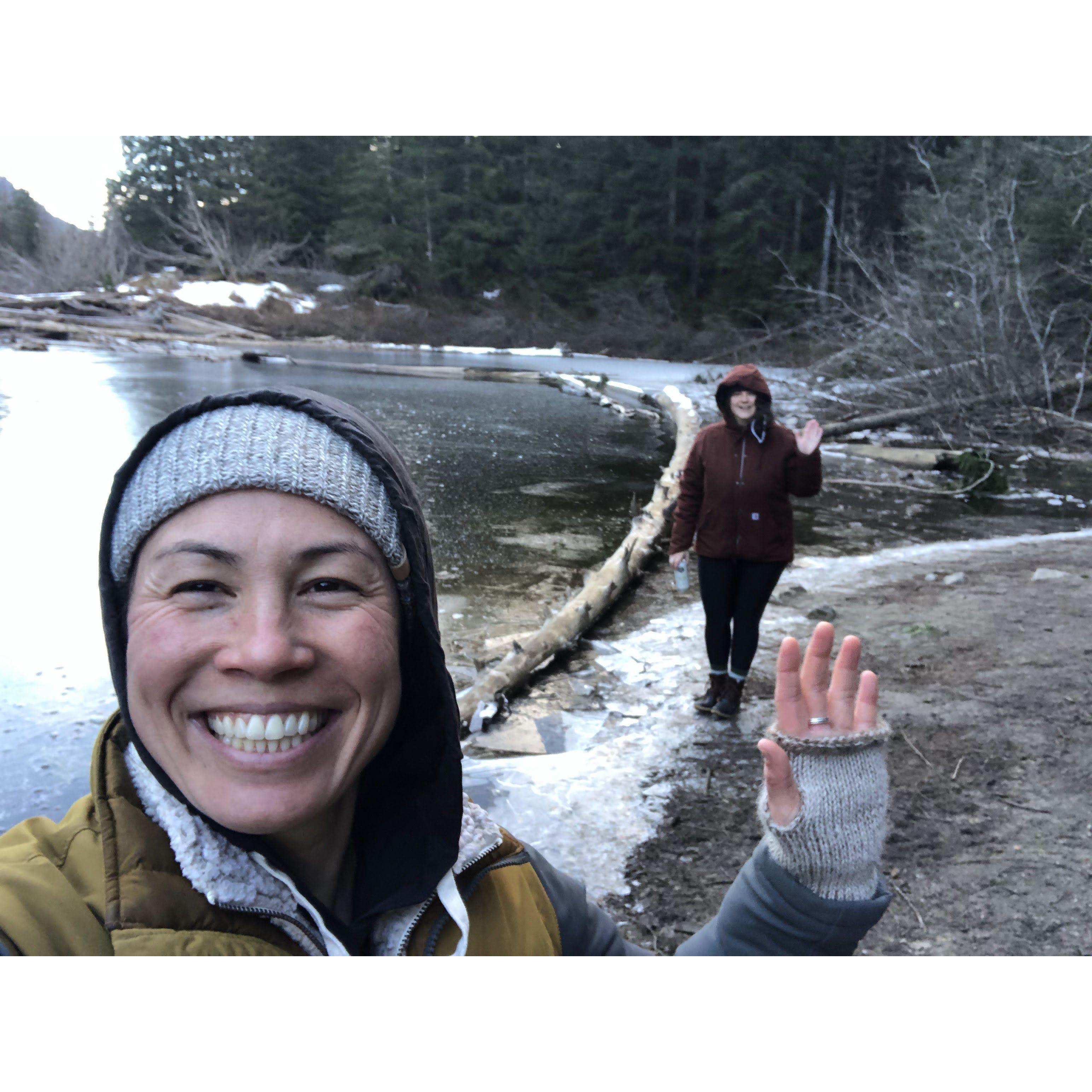 A nice snowy hike around Leavenworth