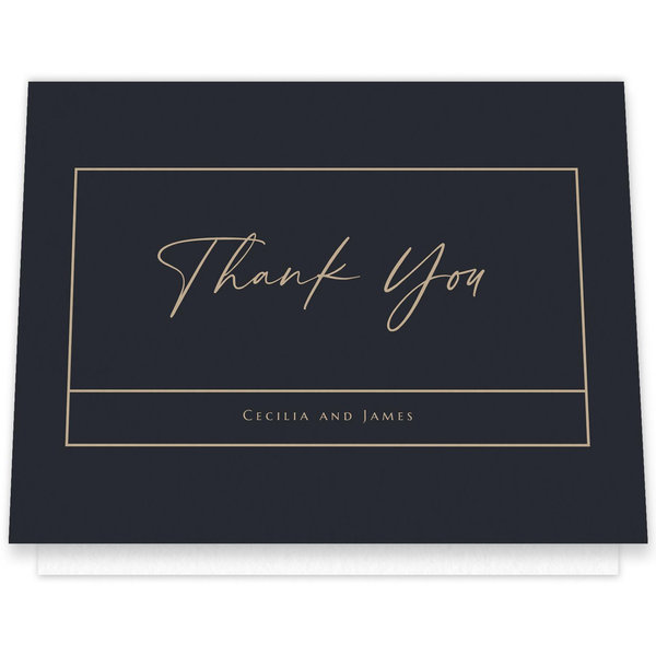 Colfax Landscape | Dark Forest | Zola Thank You Cards