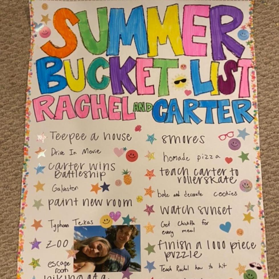 Carter and Rachel made this their first summer together!