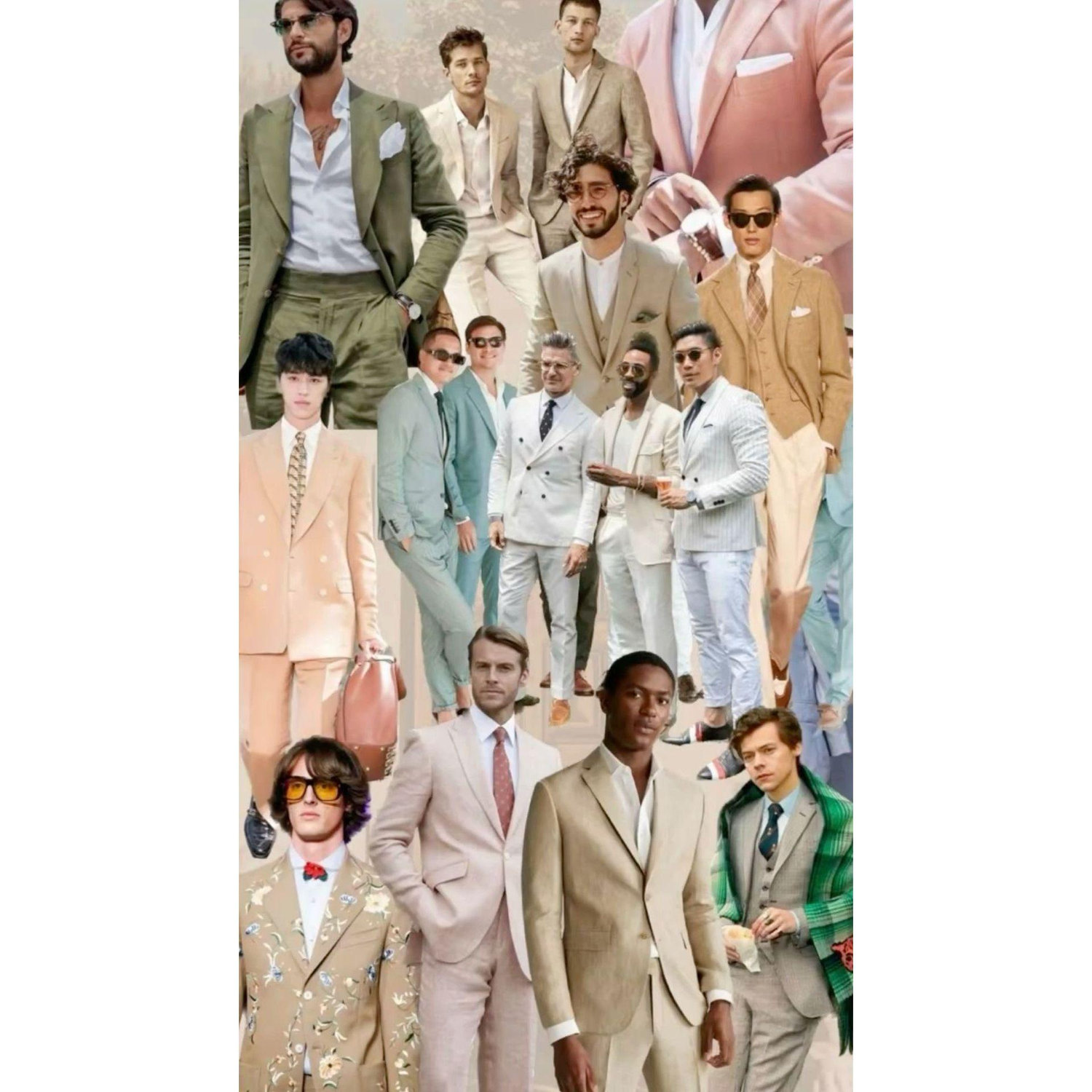 Saturday April 26 - Ceremony & Celebration - Light colored solids or prints - Suit & Tie Optional