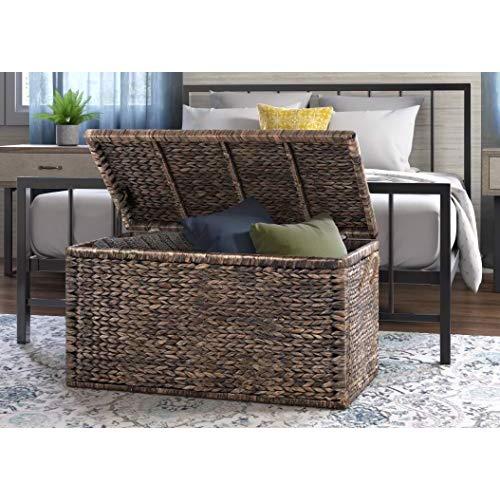 Click Décor Farmhouse Trunk, Brown
