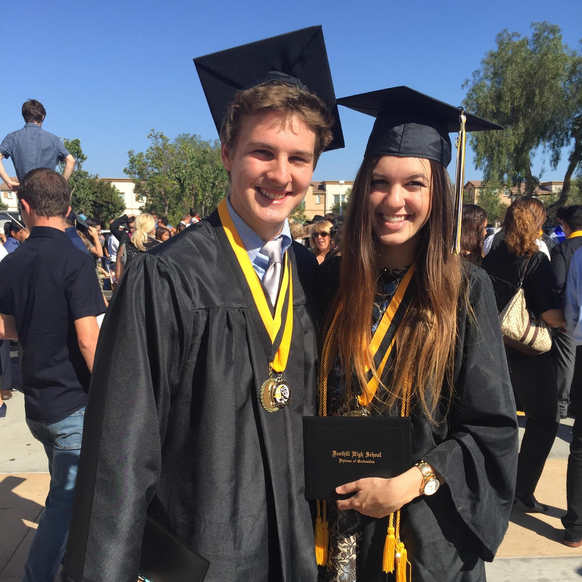 HIgh school graduation, Foothill 2015.