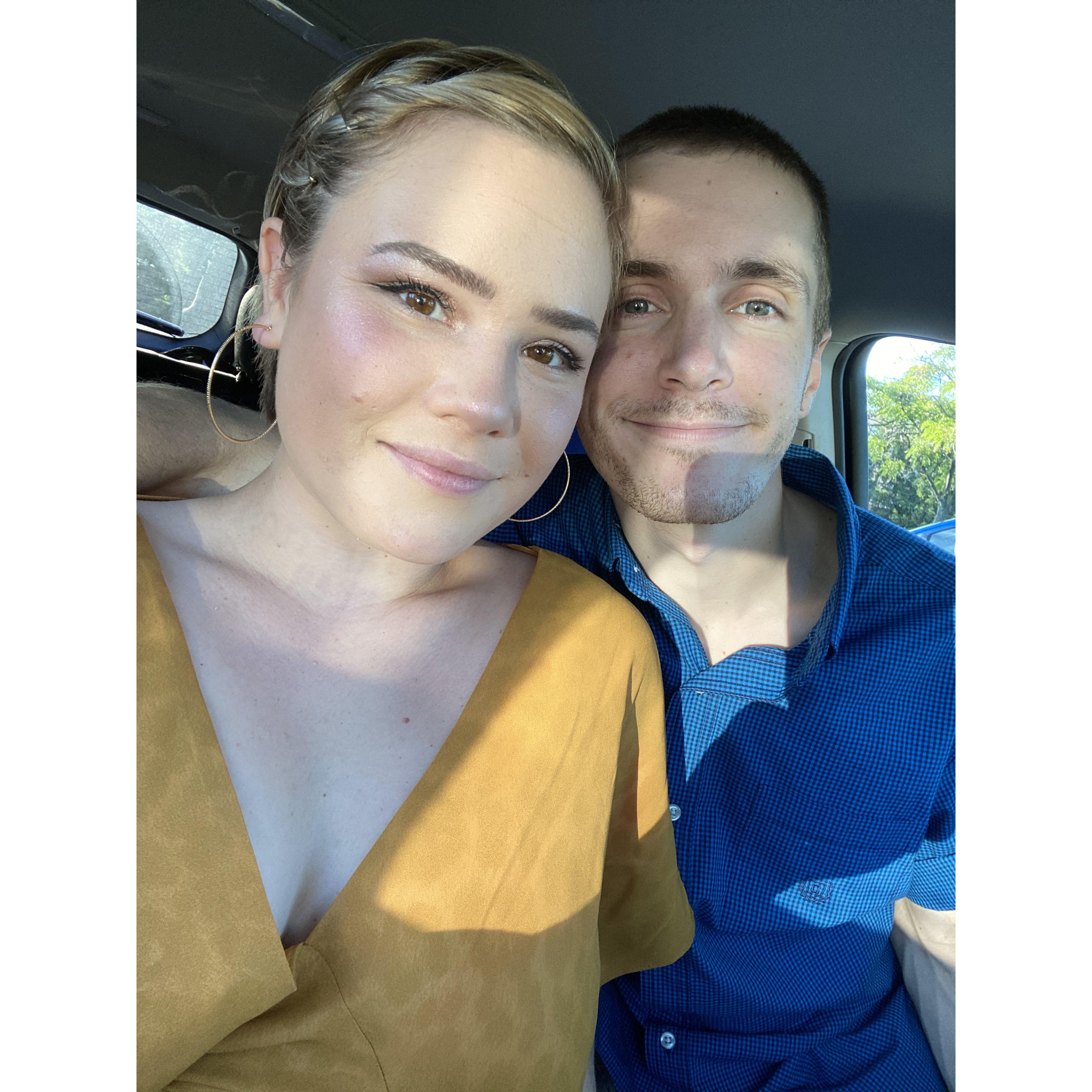 Our one year anniversary date!