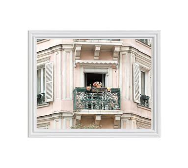 Spring Fever in Montmartre Framed Print by Rebecca Plotnick, 20 x 16", Ridged Distressed Frame, White, Mat