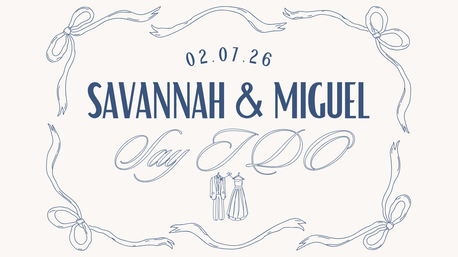 The Wedding Website of Savannah Gonzalez and Miguel Bahena