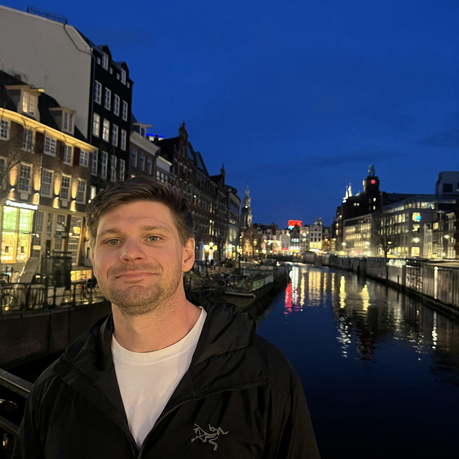 Our first night of our European adventure after finding at Will is a CERTIFIED PA!