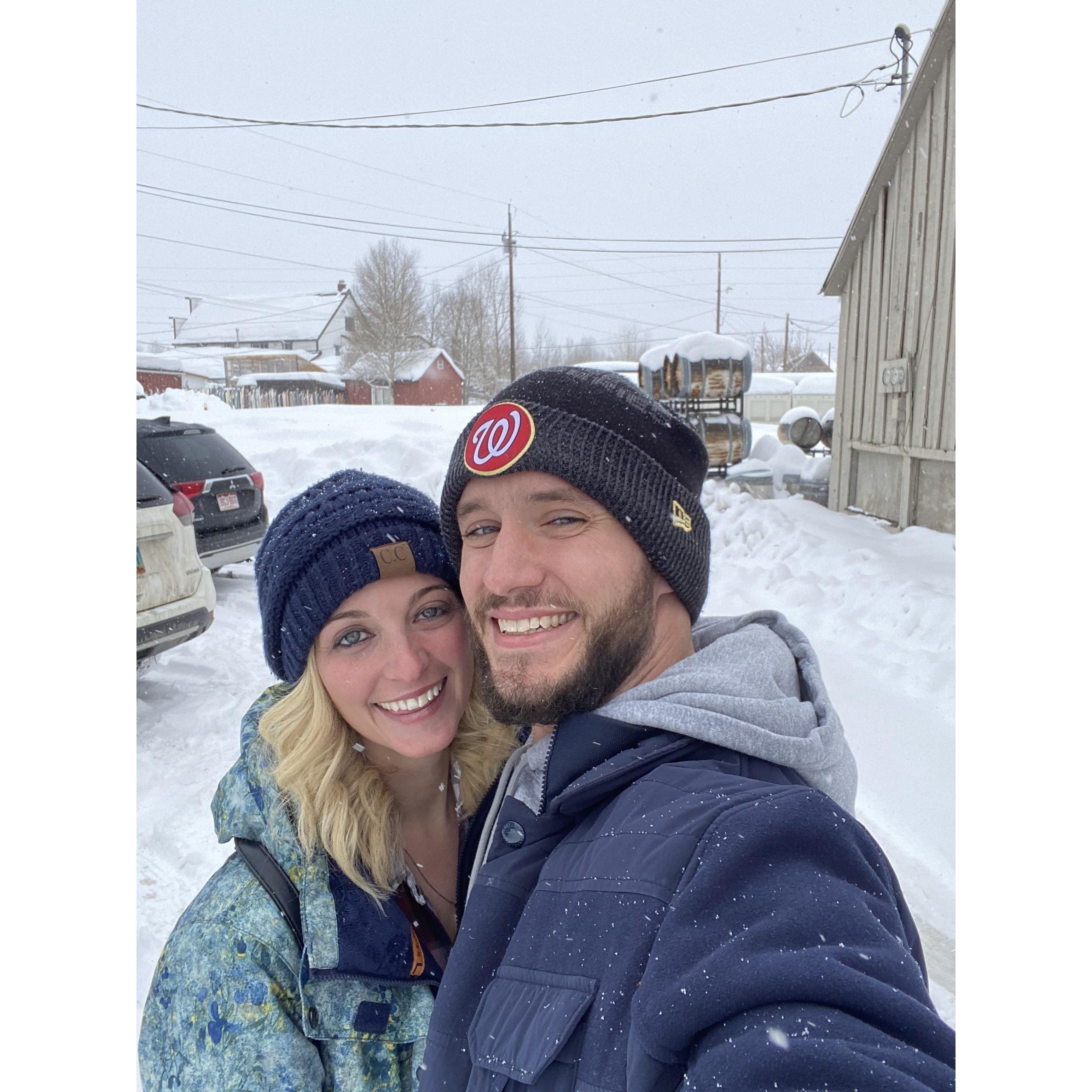 February 2020
Suzie knew it was true love when Keith took planes, trains and automobiles in a full blown blizzard to come see her in Denver, CO.