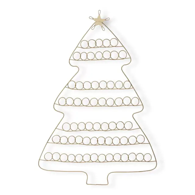 TAG 17" x 24.6" Holiday Tree Hanging Christmas Greeting Card Wire Holder