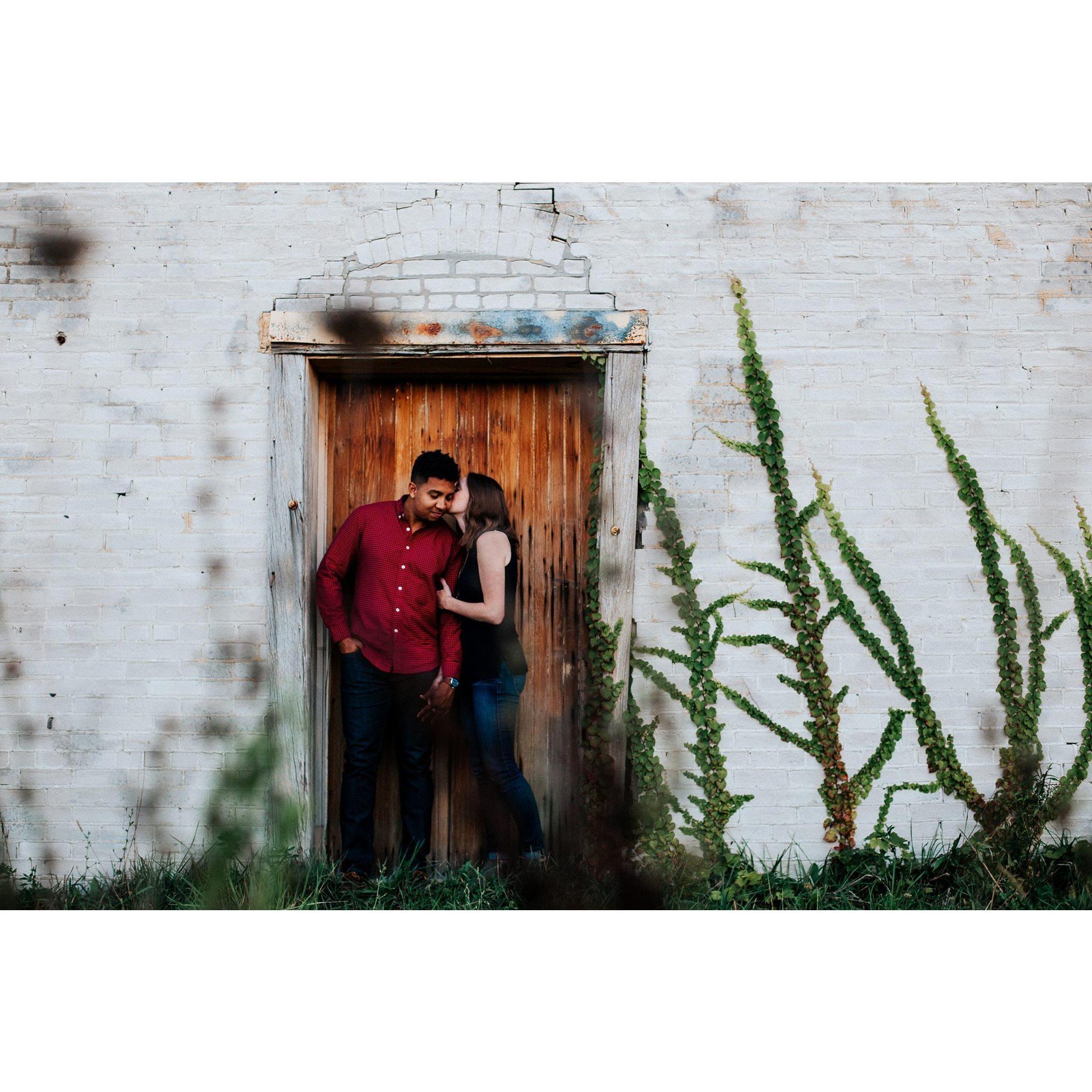 Engagement session at Journeyman Distillery