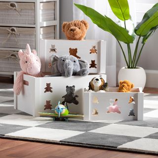 Sagen Modern & Contemporary 3-Piece Storage Crate Set