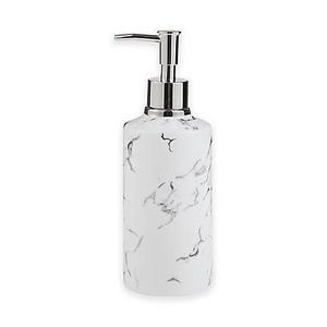 Marble Lotion Pump in Silver