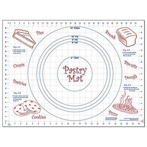 Chop-Chop Premium Pastry Mat in Red/White/Blue