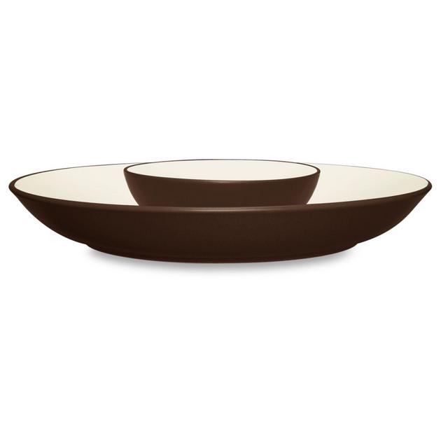 Noritake® Colorwave Chip and Dip in Chocolate