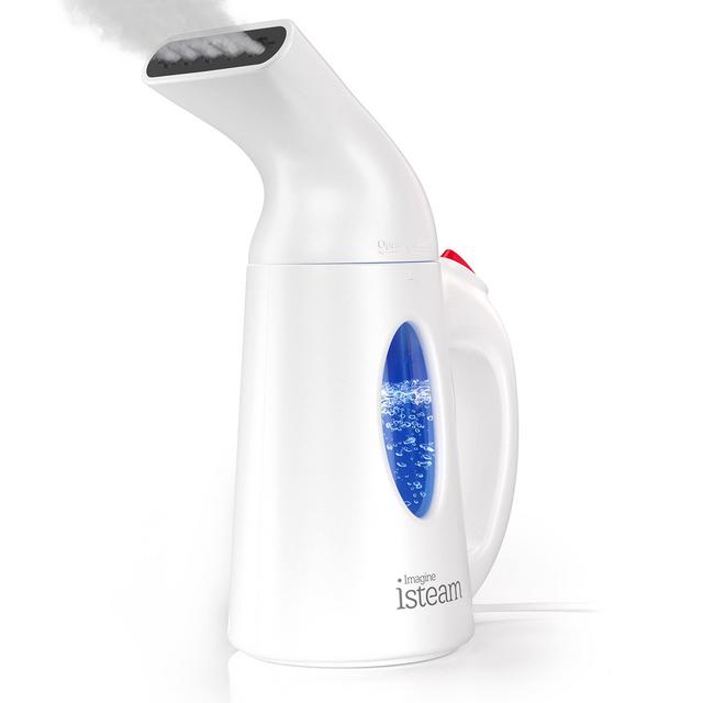 isteam Steamer for Clothes [Home Steam Cleaner] Powerful Travel Steamer 7-in-1. Handheld Garment Steamer, Wrinkle Remover. Portable Fabric Steam Iron. Clothing Accessory for USA 110-120v [H106]