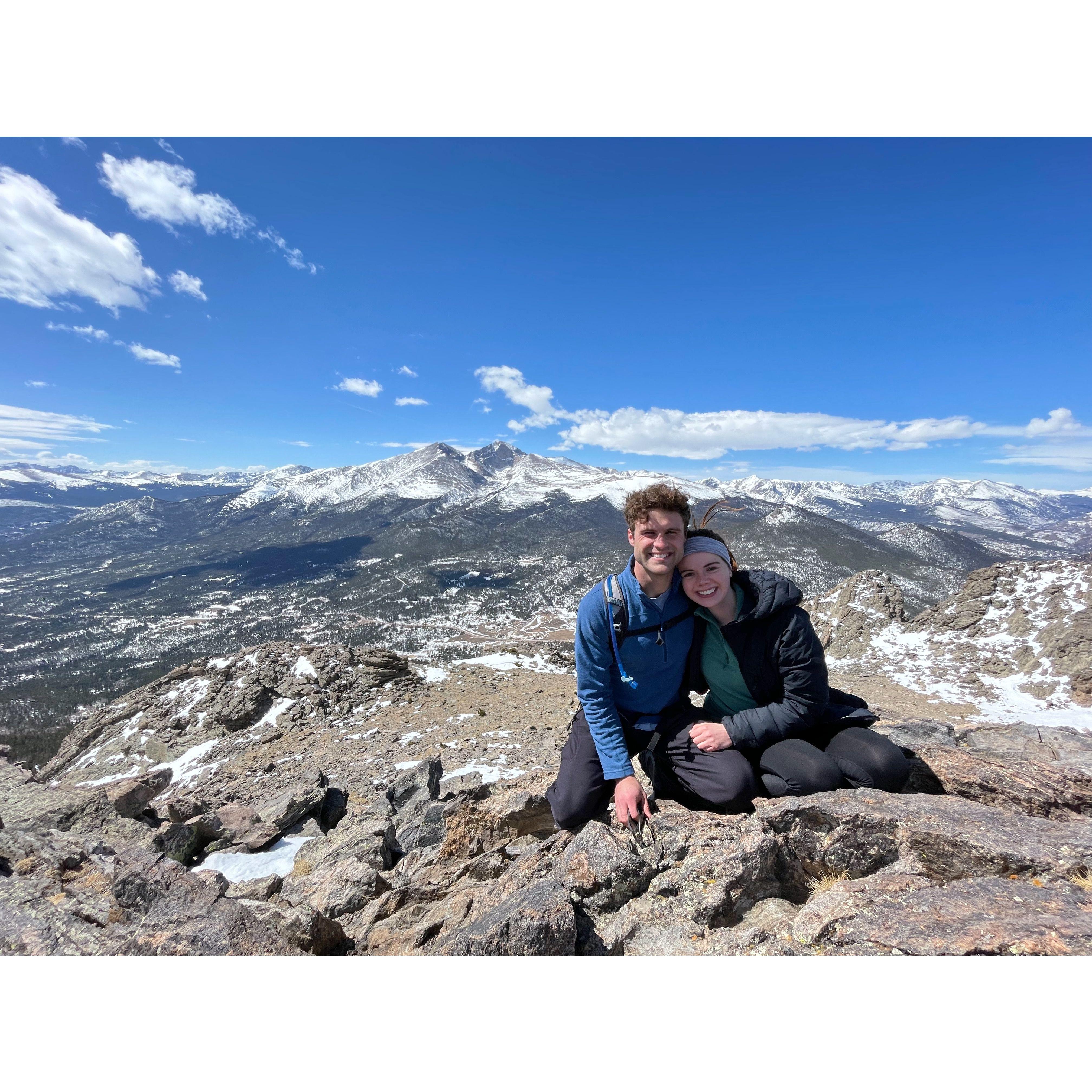 Colorado Mountains (Davis's brother Kyle took this photo!)