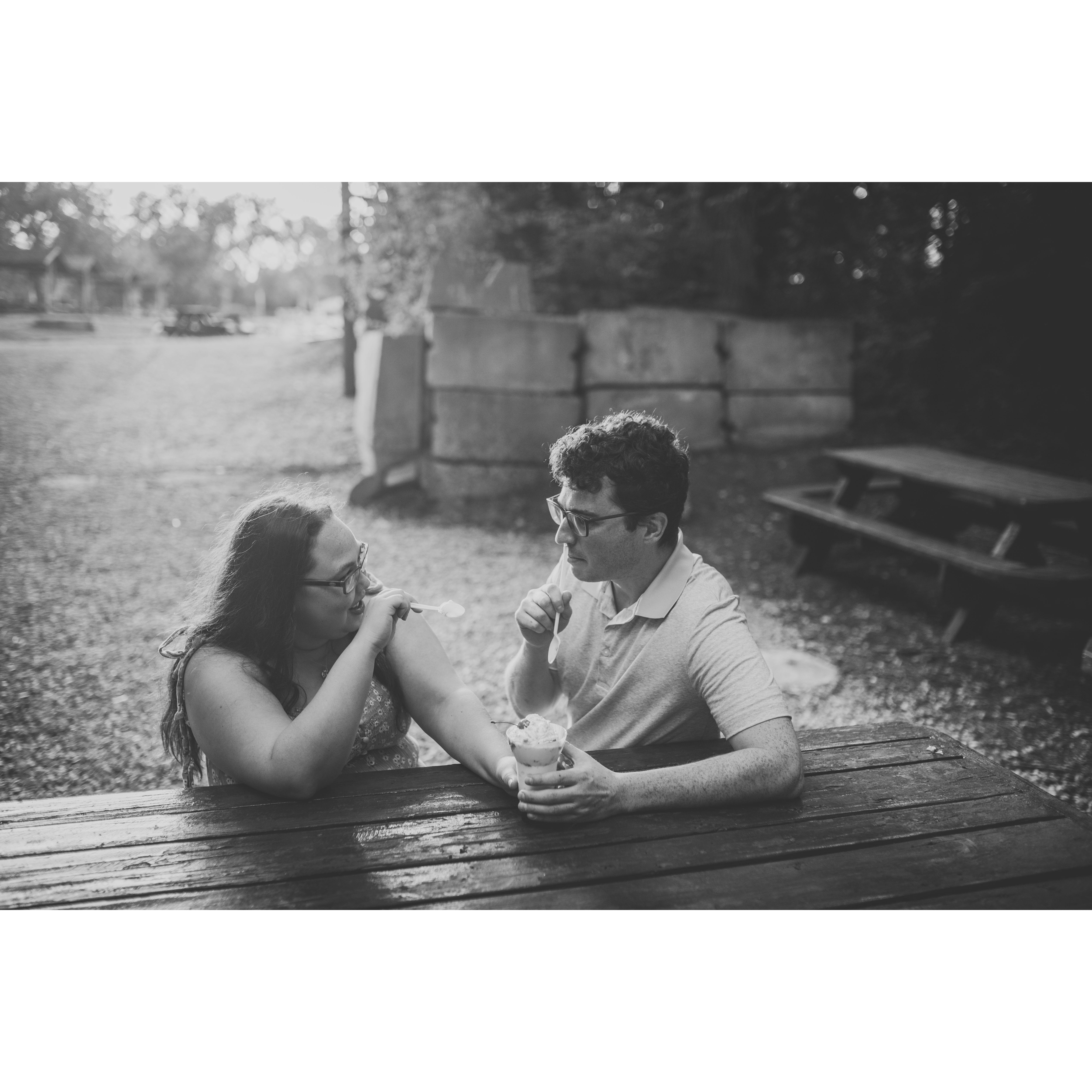 Engagement Photos at Yates Cider Mill July 2022