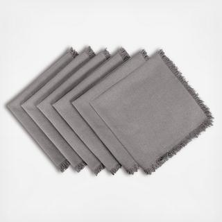 Heavyweight Fringed Napkin, Set of 6