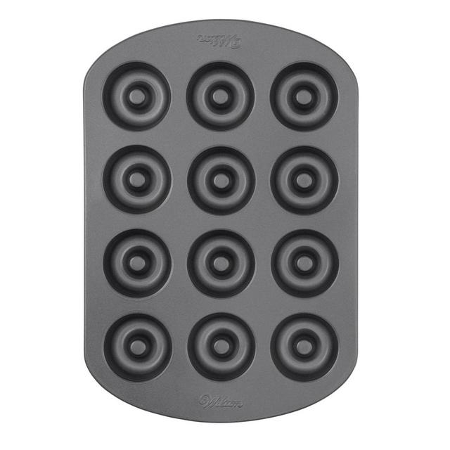 Wilton® Nonstick 12-Cavity Mini Doughnut Pan