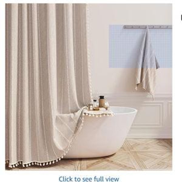 Boho Shower Stall Curtain