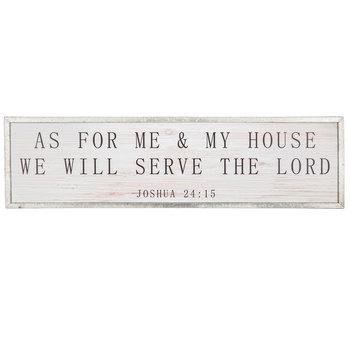 Joshua 24:15 Wood Wall Decor