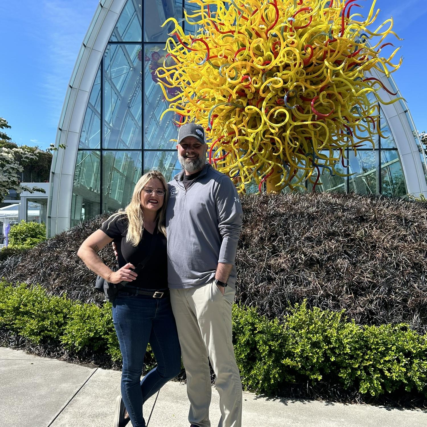 Seattle for a friend’s wedding - I was in heaven when Corey agreed to go to the Chihuly Museum