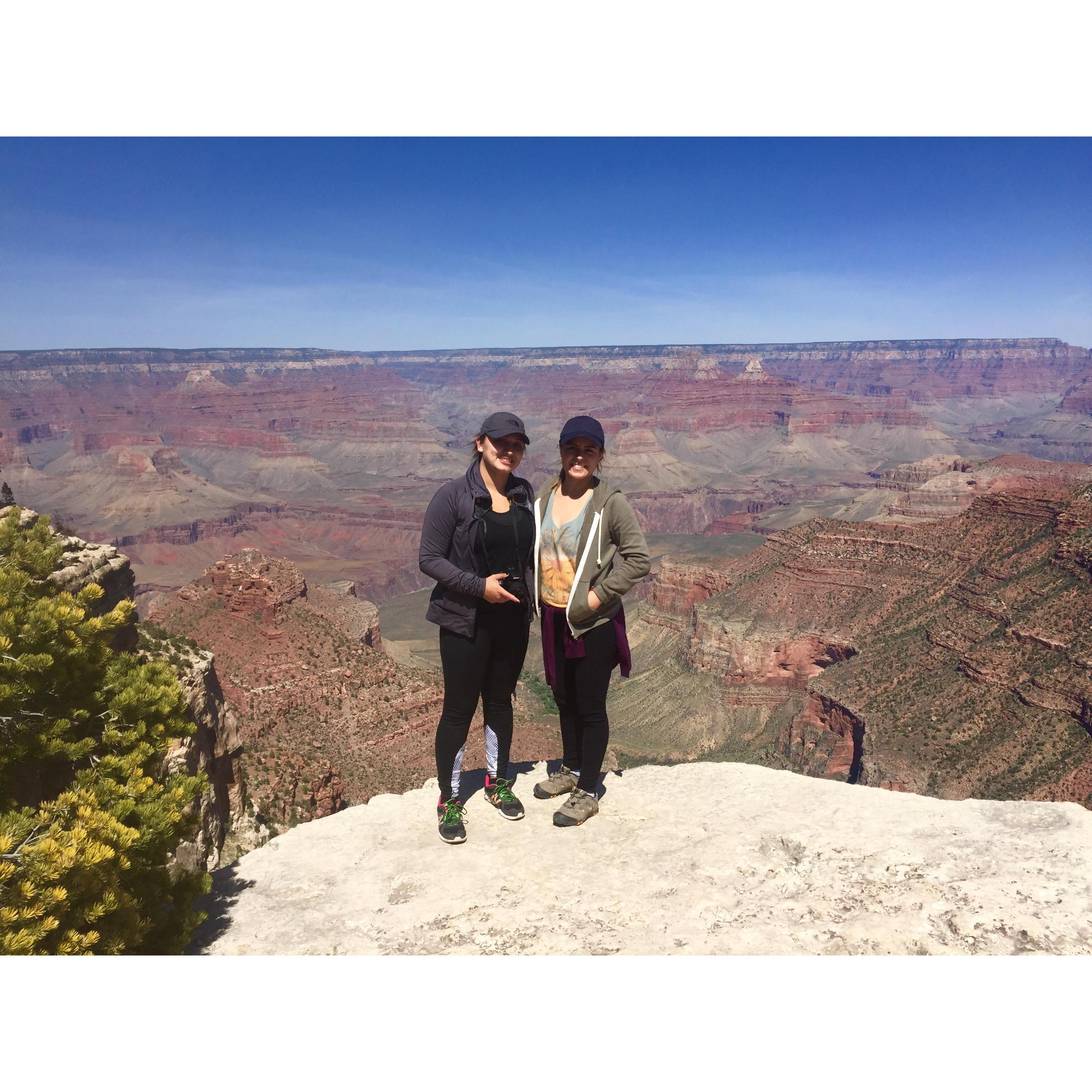 Breath taking views in Grand Canyon