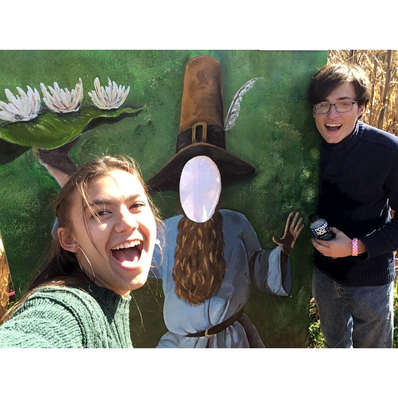 Tom Bombadil Cutout at the Beachmont Corn Maze, 2021