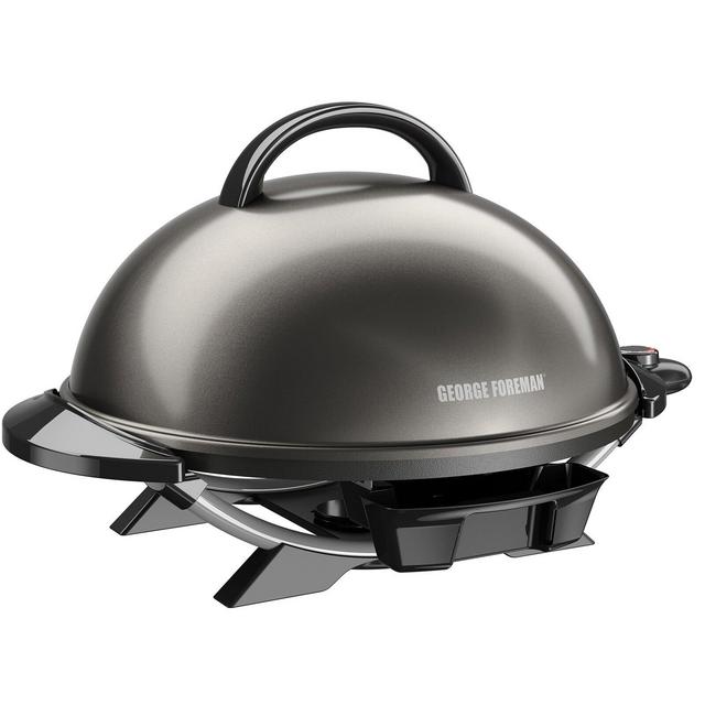 George Foreman 15-Serving Indoor/Outdoor Electric Grill with Lid