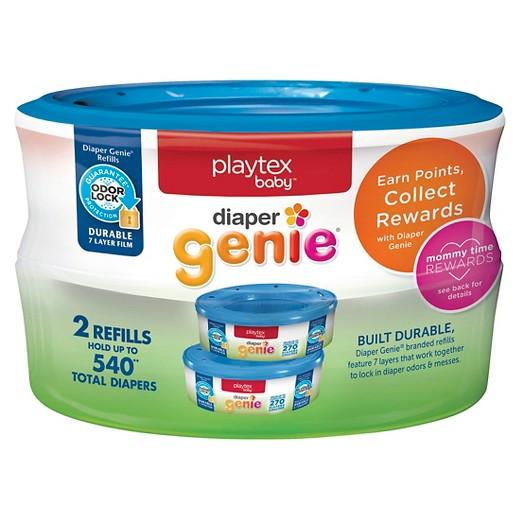 Playtex Baby Diaper Genie Diaper Disposal Pail System Refills 2 Pack