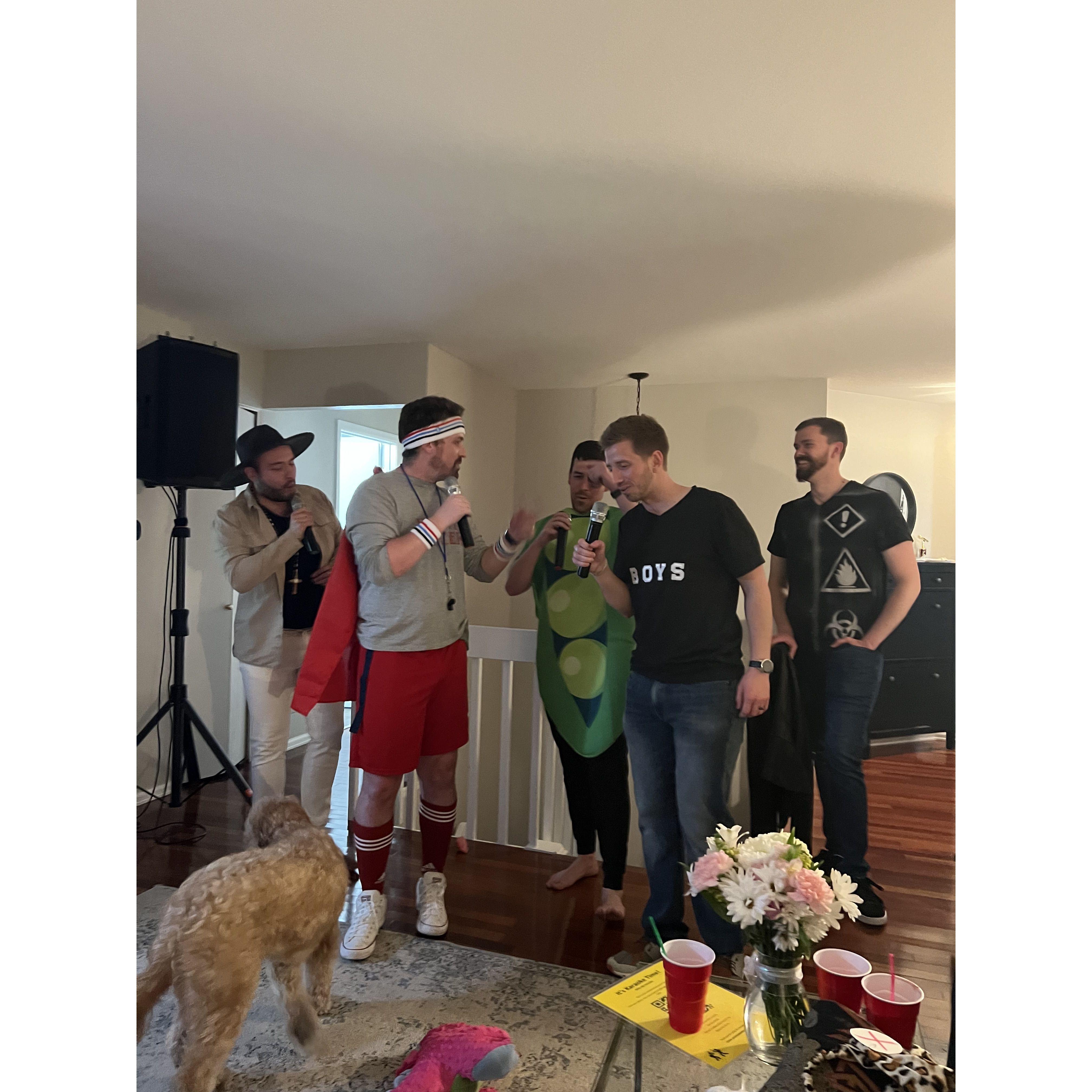 Just a bit of dress up Karaoke