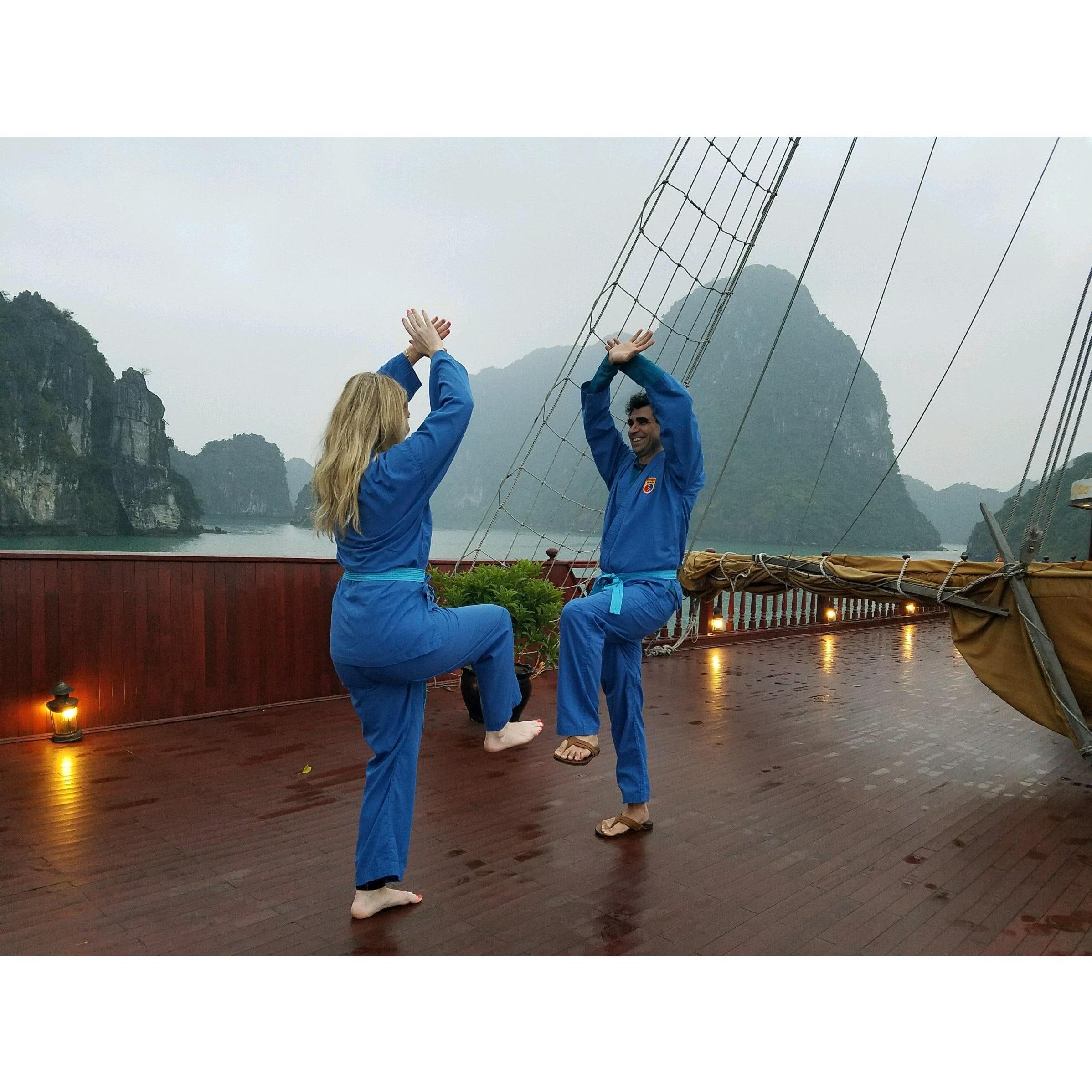 Sunrise Vovinam in Halong Bay
