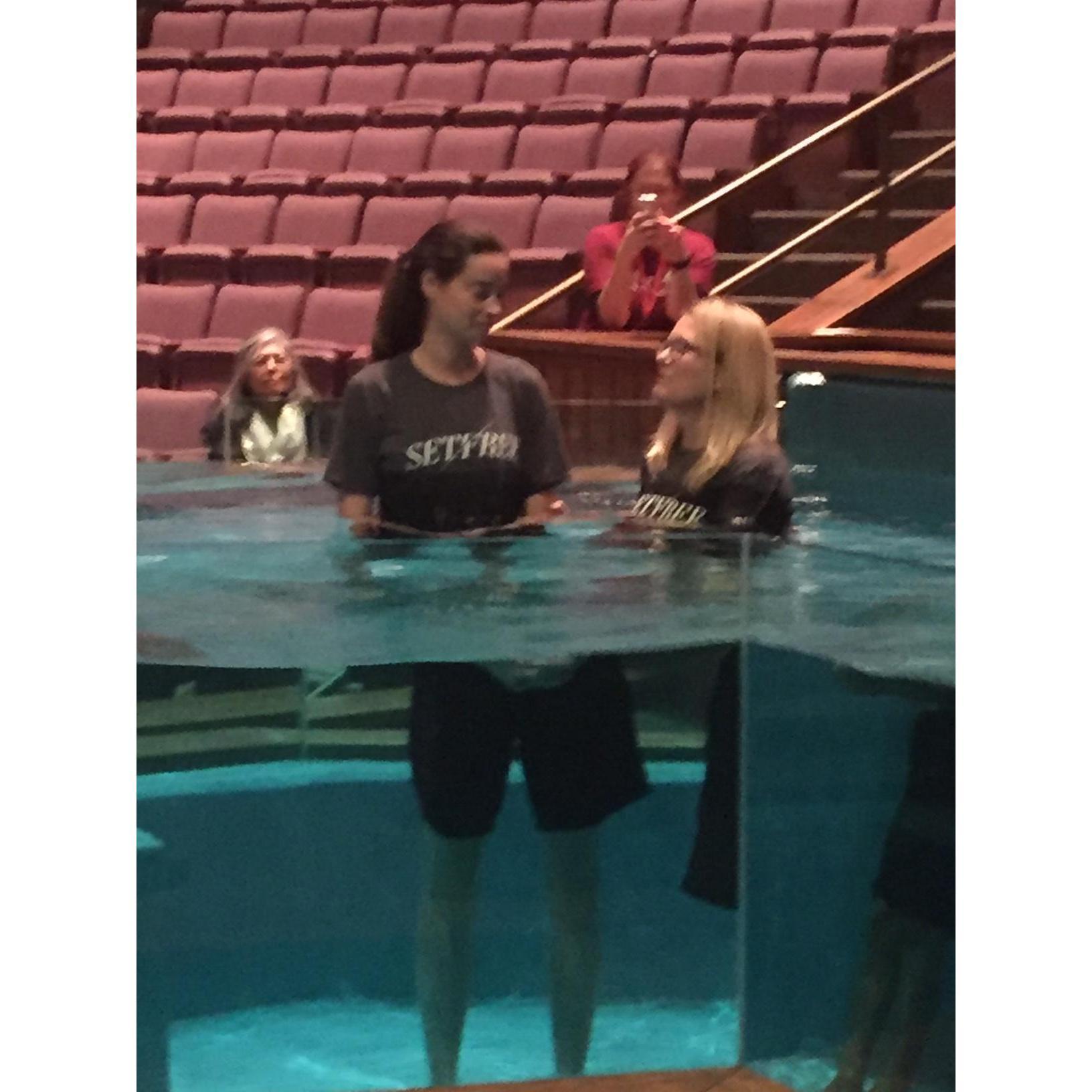 David was a big part of helping Taryn make the decision to get baptized at their church in Louisville, KY in 2017.  Their relationship as a couple and with Jesus has grown even more ever since :-)